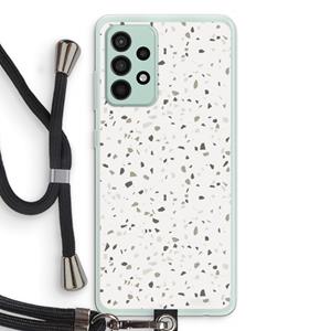 CaseCompany Terrazzo N°14: Samsung Galaxy A52s 5G Transparant Hoesje met koord