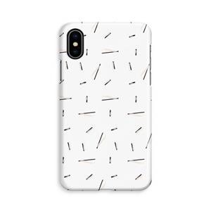 CaseCompany Hipster stripes: iPhone X Volledig Geprint Hoesje