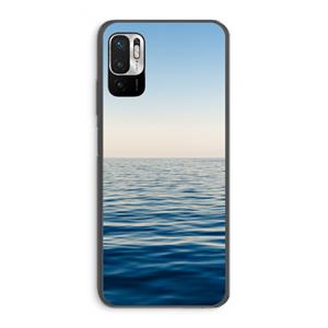 CaseCompany Water horizon: Xiaomi Redmi Note 10 5G Transparant Hoesje