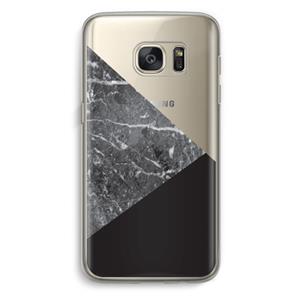 CaseCompany Combinatie marmer: Samsung Galaxy S7 Transparant Hoesje