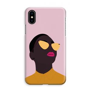 CaseCompany Yellow glasses: iPhone XS Max Volledig Geprint Hoesje