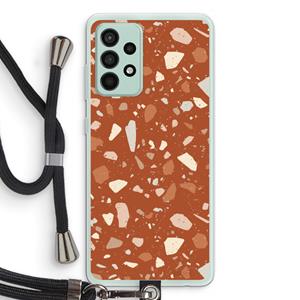 CaseCompany Terrazzo N°22: Samsung Galaxy A52s 5G Transparant Hoesje met koord