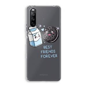 CaseCompany Best Friend Forever: Sony Xperia 10 III Transparant Hoesje