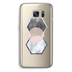 CaseCompany Creatieve toets: Samsung Galaxy S7 Transparant Hoesje