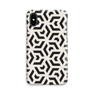 CaseCompany Crazy pattern: iPhone X Volledig Geprint Hoesje