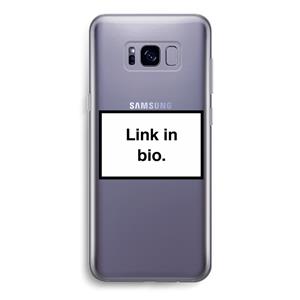 CaseCompany Link in bio: Samsung Galaxy S8 Transparant Hoesje
