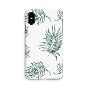 CaseCompany Simple leaves: iPhone X Volledig Geprint Hoesje