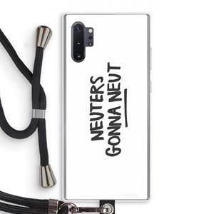 CaseCompany Neuters: Samsung Galaxy Note 10 Plus Transparant Hoesje met koord