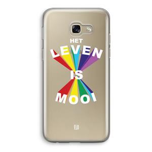 CaseCompany Het Leven Is Mooi: Samsung Galaxy A5 (2017) Transparant Hoesje