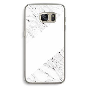CaseCompany Biggest stripe: Samsung Galaxy S7 Transparant Hoesje