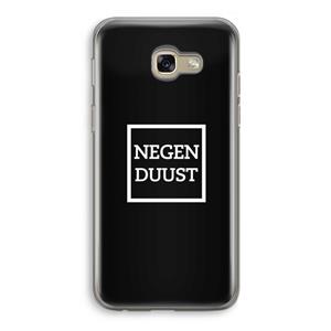 CaseCompany Negenduust black: Samsung Galaxy A5 (2017) Transparant Hoesje