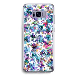 CaseCompany Hibiscus Flowers: Samsung Galaxy S8 Transparant Hoesje