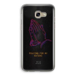 CaseCompany Praying For My Haters: Samsung Galaxy A5 (2017) Transparant Hoesje