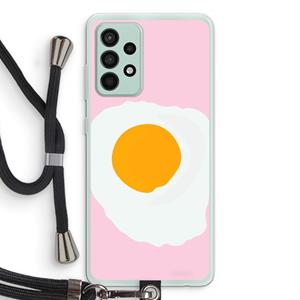CaseCompany Sunny side up: Samsung Galaxy A52s 5G Transparant Hoesje met koord