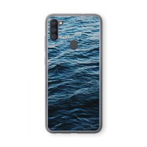 CaseCompany Oceaan: Samsung Galaxy A11 Transparant Hoesje