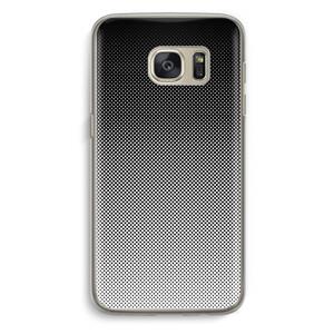 CaseCompany Musketon Halftone: Samsung Galaxy S7 Transparant Hoesje