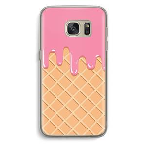 CaseCompany Ice cream: Samsung Galaxy S7 Transparant Hoesje