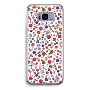 CaseCompany Planets Space: Samsung Galaxy S8 Transparant Hoesje