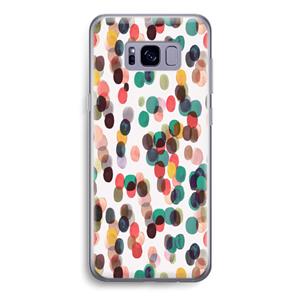 CaseCompany Tropical Dots: Samsung Galaxy S8 Transparant Hoesje