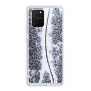 CaseCompany Snøfall: Samsung Galaxy S10 Lite Transparant Hoesje