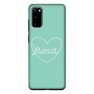 CaseCompany Friends heart pastel: Samsung Galaxy S20 Tough Case