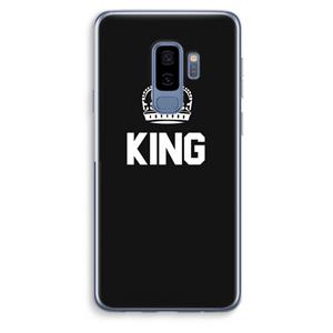 CaseCompany King zwart: Samsung Galaxy S9 Plus Transparant Hoesje