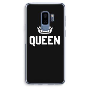 CaseCompany Queen zwart: Samsung Galaxy S9 Plus Transparant Hoesje