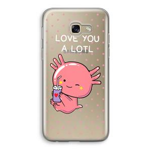 CaseCompany Love You A Lotl: Samsung Galaxy A5 (2017) Transparant Hoesje
