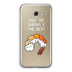 CaseCompany You're Shrimply The Best: Samsung Galaxy A5 (2017) Transparant Hoesje