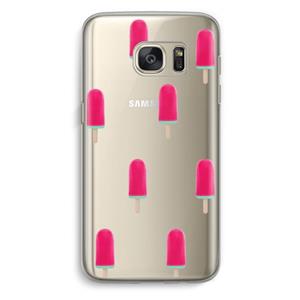 CaseCompany Waterijsje: Samsung Galaxy S7 Transparant Hoesje
