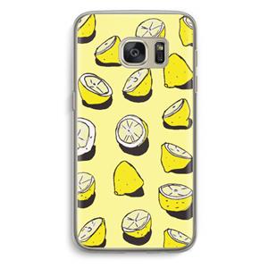 CaseCompany When Life Gives You Lemons...: Samsung Galaxy S7 Transparant Hoesje