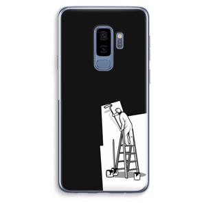 CaseCompany Musketon Painter: Samsung Galaxy S9 Plus Transparant Hoesje