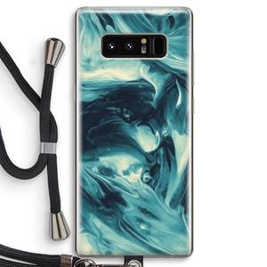 CaseCompany Dreaming About Whales: Samsung Galaxy Note 8 Transparant Hoesje met koord