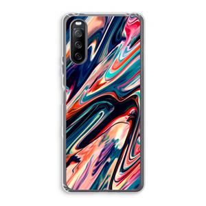 CaseCompany Quantum Being: Sony Xperia 10 III Transparant Hoesje
