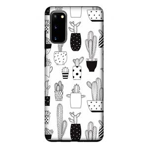 CaseCompany Cactusmotief: Samsung Galaxy S20 Tough Case