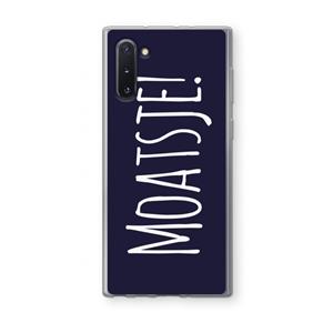 CaseCompany Moatsje!: Samsung Galaxy Note 10 Transparant Hoesje