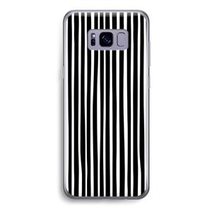 CaseCompany Stripes: Samsung Galaxy S8 Transparant Hoesje