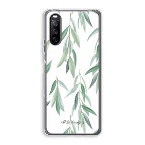 CaseCompany Branch up your life: Sony Xperia 10 III Transparant Hoesje