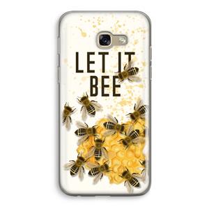 CaseCompany Let it bee: Samsung Galaxy A5 (2017) Transparant Hoesje