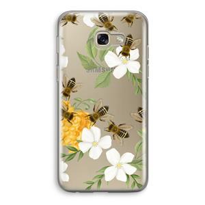 CaseCompany No flowers without bees: Samsung Galaxy A5 (2017) Transparant Hoesje