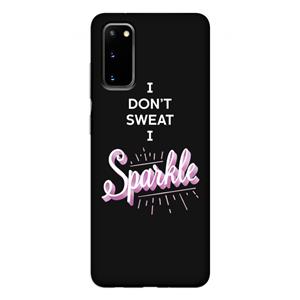 CaseCompany Sparkle quote: Samsung Galaxy S20 Tough Case