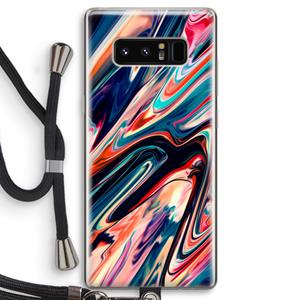 CaseCompany Quantum Being: Samsung Galaxy Note 8 Transparant Hoesje met koord