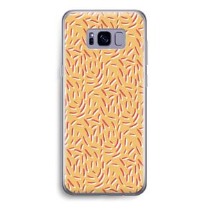 CaseCompany Camouflage: Samsung Galaxy S8 Transparant Hoesje