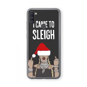 CaseCompany Came To Sleigh: Samsung Galaxy A11 Transparant Hoesje