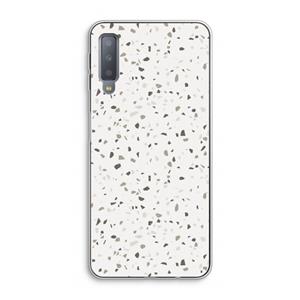 CaseCompany Terrazzo N°14: Samsung Galaxy A7 (2018) Transparant Hoesje