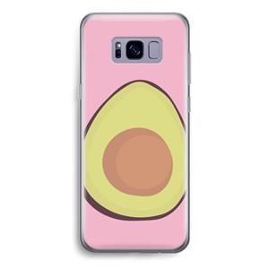 CaseCompany Avocado: Samsung Galaxy S8 Transparant Hoesje