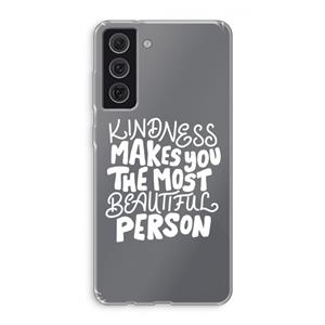 CaseCompany The prettiest: Samsung Galaxy S21 FE Transparant Hoesje