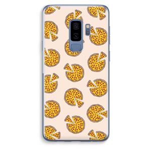 CaseCompany You Had Me At Pizza: Samsung Galaxy S9 Plus Transparant Hoesje