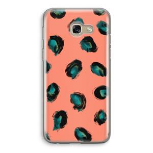 CaseCompany Pink Cheetah: Samsung Galaxy A5 (2017) Transparant Hoesje