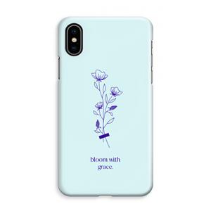 CaseCompany Bloom with grace: iPhone XS Max Volledig Geprint Hoesje